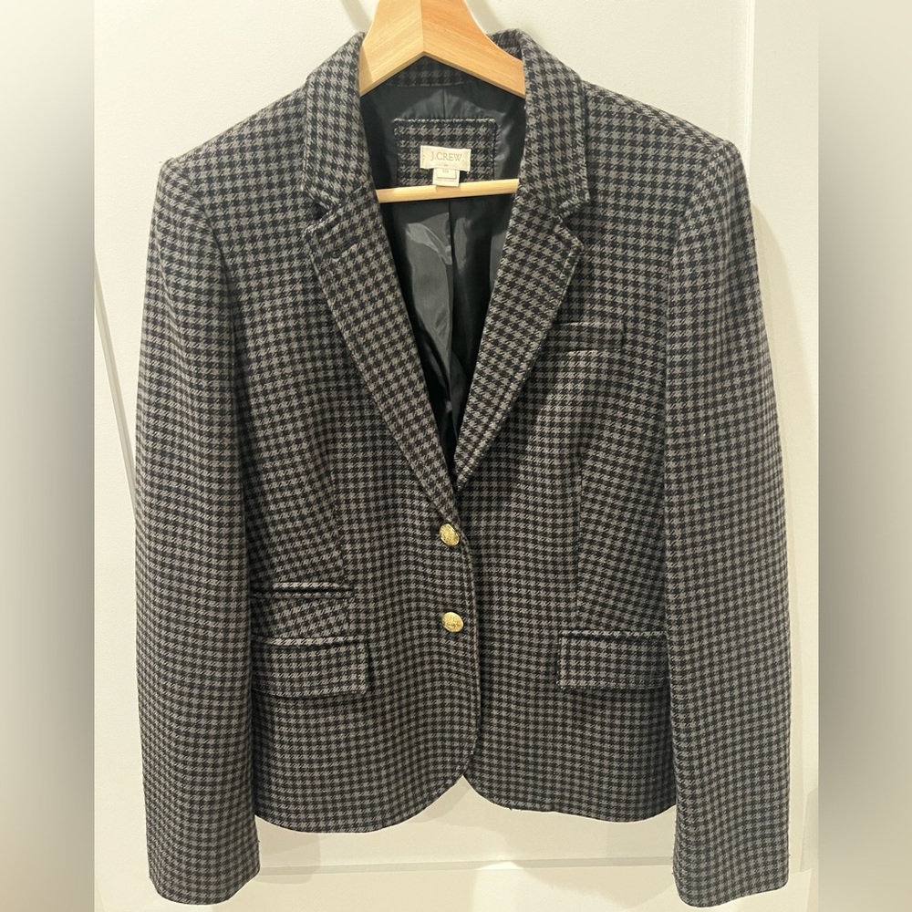 J. Crew Houndstooth Blazer